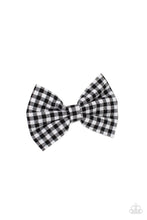 Load image into Gallery viewer, Paparazzi Gingham Grove - Black Hair Accessory
