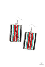 Load image into Gallery viewer, Paparazzi Beadwork Wonder - Red Earrings
