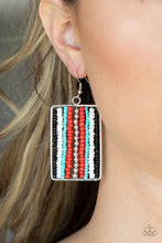 Load image into Gallery viewer, Paparazzi Beadwork Wonder - Red Earrings
