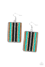 Load image into Gallery viewer, Paparazzi Beadwork Wonder - Black Earrings
