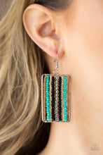 Load image into Gallery viewer, Paparazzi Beadwork Wonder - Black Earrings
