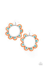 Load image into Gallery viewer, Paparazzi Groovy Gardens - Blue Earrings
