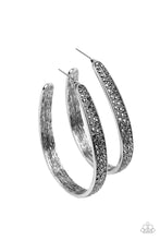 Load image into Gallery viewer, Paparazzi Bossy and Glossy - Silver Earring
