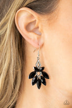 Load image into Gallery viewer, Paparazzi Galaxy Grandeur - Black Earring
