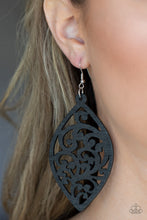 Load image into Gallery viewer, Paparazzi Coral Garden - Black Earrings
