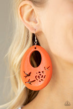 Load image into Gallery viewer, Paparazzi Home TWEET Home - Orange Earrings
