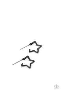 Paparazzi Star Hoops Starlet Shimmer Earrings
