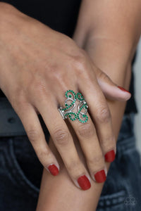 Paparazzi Billowing Beauty - Green Ring