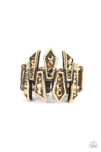 Load image into Gallery viewer, Paparazzi Juxtaposed Jewels - Brass Ring
