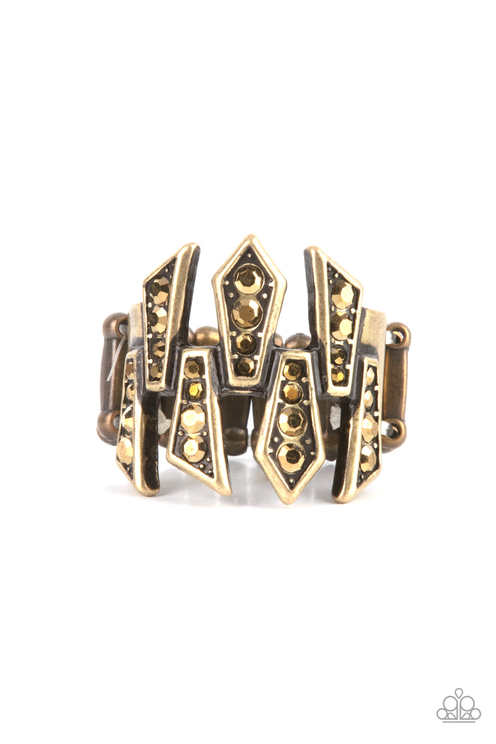 Paparazzi Juxtaposed Jewels - Brass Ring