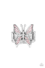 Load image into Gallery viewer, Paparazzi Blinged Out Butterfly - Pink Ring
