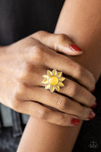 Load image into Gallery viewer, Paparazzi Blossoming Sunbeams - Yellow Ring
