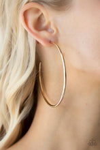 Load image into Gallery viewer, Paparazzi Mega Metro - Gold Earring
