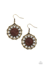 Load image into Gallery viewer, Paparazzi Farmhouse Fashionista - Brass Earrings

