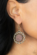 Load image into Gallery viewer, Paparazzi Farmhouse Fashionista - Brass Earrings
