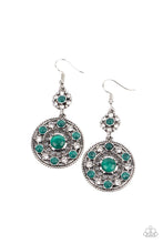 Load image into Gallery viewer, Paparazzi Party at My PALACE - Green Earrings
