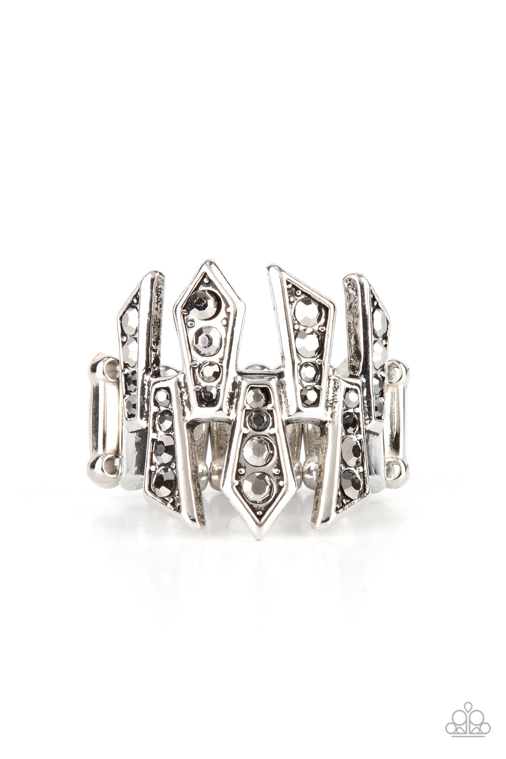 Paparazzi Juxtaposed Jewels - Silver Ring