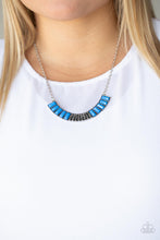 Load image into Gallery viewer, Paparazzi Coup de MANE - Blue Necklace
