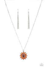 Load image into Gallery viewer, Paparazzi Formal Florals - Orange Necklace
