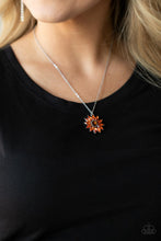 Load image into Gallery viewer, Paparazzi Formal Florals - Orange Necklace
