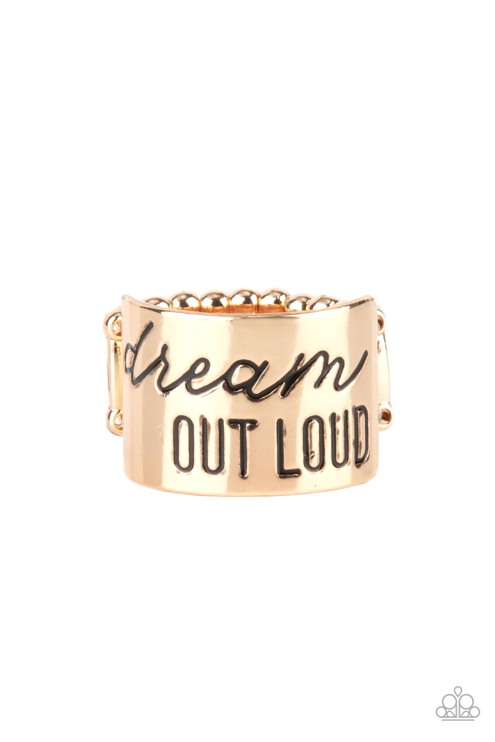 Paparazzi Dream Louder - Gold Ring