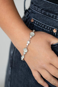 Paparazzi Storybook Beam - White Bracelet