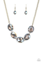 Load image into Gallery viewer, Paparazzi Cosmic Closeup - Brass Necklace
