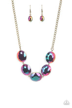 Load image into Gallery viewer, Paparazzi Cosmic Closeup - Brass Necklace
