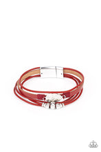 Load image into Gallery viewer, Paparazzi Tahoe Tourist - Red Bracelet
