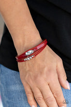 Load image into Gallery viewer, Paparazzi Tahoe Tourist - Red Bracelet
