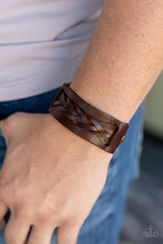 Load image into Gallery viewer, Paparazzi Practical Pioneer - Brown Bracelet
