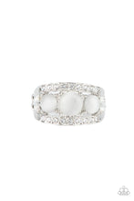 Load image into Gallery viewer, Paparazzi Majestically Mythic - White Ring
