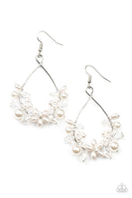 Load image into Gallery viewer, Paparazzi Marina Banquet - White Earrings
