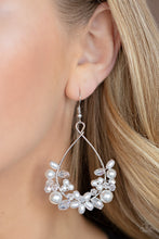 Load image into Gallery viewer, Paparazzi Marina Banquet - White Earrings
