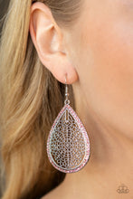 Load image into Gallery viewer, Paparazzi Fleur de Fantasy - Pink Earrings
