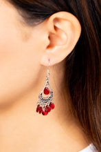 Load image into Gallery viewer, Paparazzi Beachside Ballroom - Silver Earrings
