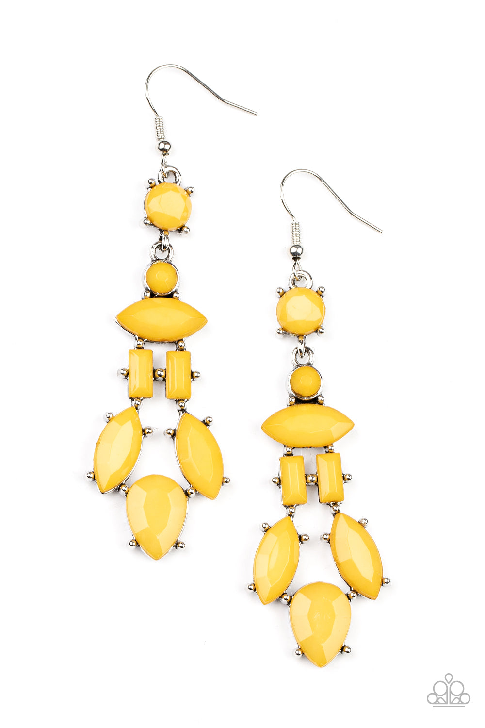 Paparazzi Visually Vivacious - Yellow Earring