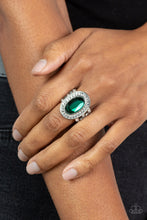 Load image into Gallery viewer, Paparazzi Always OVAL-achieving - Green Ring
