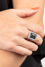 Load image into Gallery viewer, Paparazzi Glamorously Glitzy - Silver Ring
