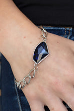 Load image into Gallery viewer, Paparazzi Galactic Grunge - Blue Bracelet
