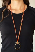 Load image into Gallery viewer, Paparazzi Noticeably Nomad - Orange Necklace
