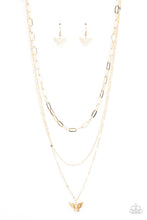 Load image into Gallery viewer, Paparazzi Bountiful Butterflies - Gold Necklace
