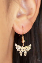 Load image into Gallery viewer, Paparazzi Bountiful Butterflies - Gold Necklace
