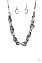 Load image into Gallery viewer, Paparazzi METAL of Honor - Black Necklace
