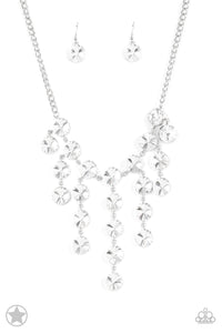 Paparazzi Spotlight Stunner - White Necklace