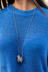 Paparazzi Audacious Attitude - White Necklace