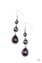 Load image into Gallery viewer, Paparazzi Prague Princess - Purple Earrings
