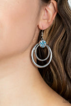 Load image into Gallery viewer, Paparazzi Spun Out Opulence - Blue Earrings
