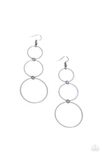 Load image into Gallery viewer, Paparazzi Urban Ozone - Black Earrings
