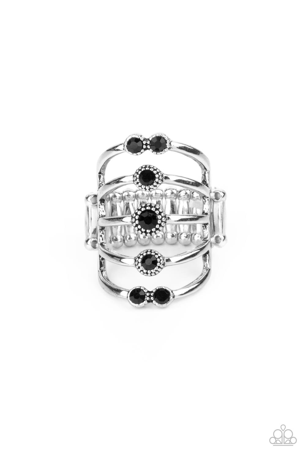 Paparazzi Layer On The Luster - Black Ring